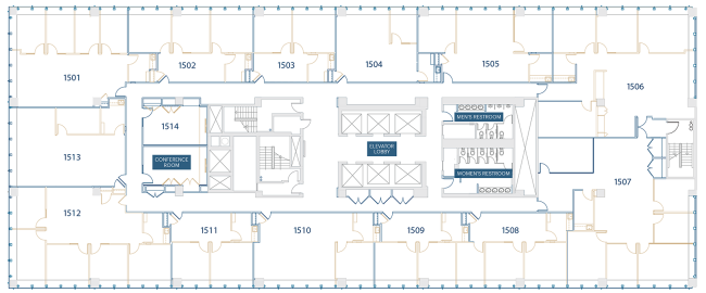 Floor Plan of the 15th Floor