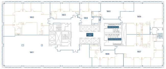 Floor Plan of the 18th Floor